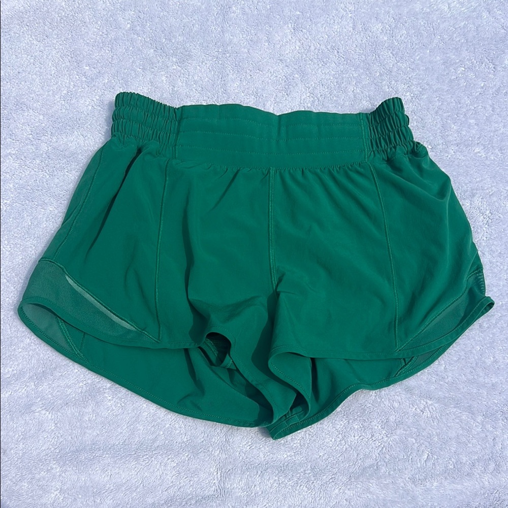 Lululemon Athletica Green Athletic Shorts Lightweight Performance